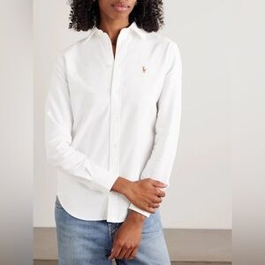 Polo Ralph Lauren Women’s White Oxford Button Down Shirt